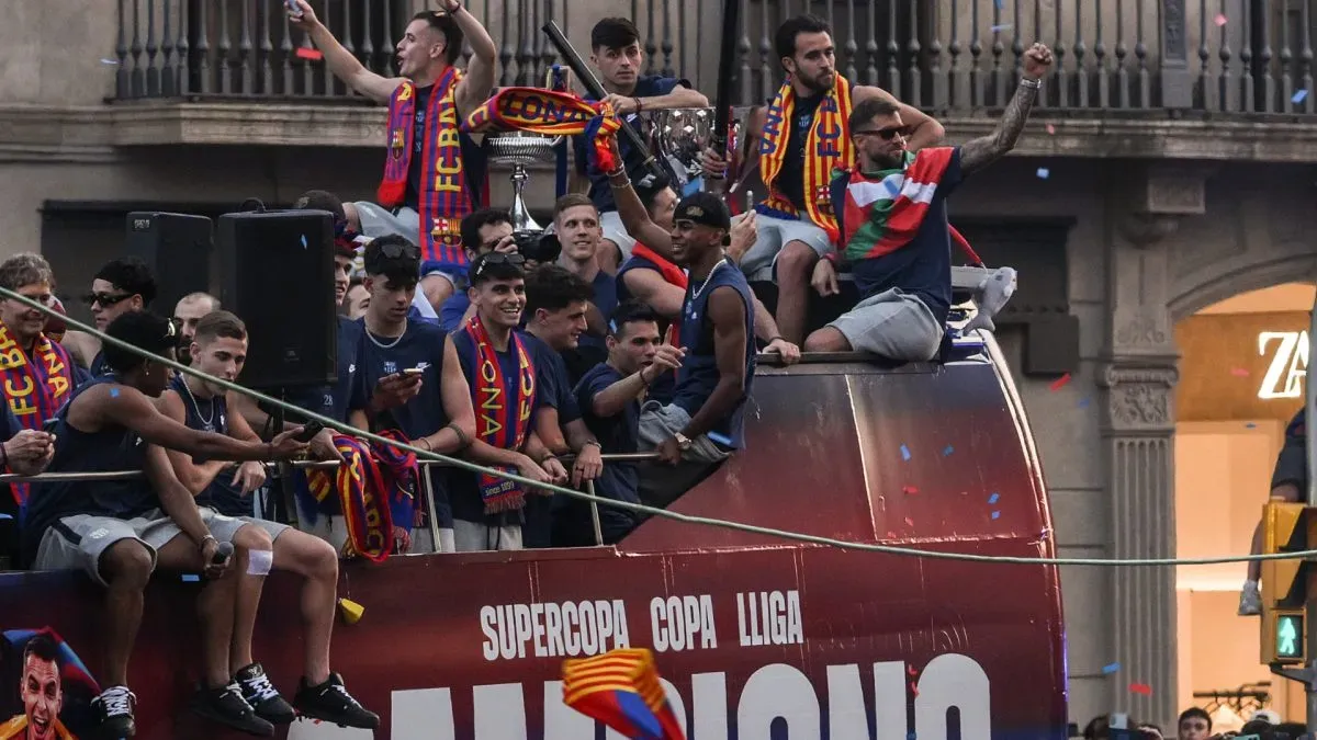 Barcelona La Liga -Titelfire
