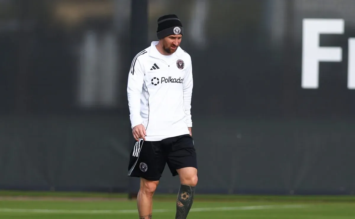 Messi normally trains in the midst of rumors of output from Inter Miami and a group message: “We have to make a statement”