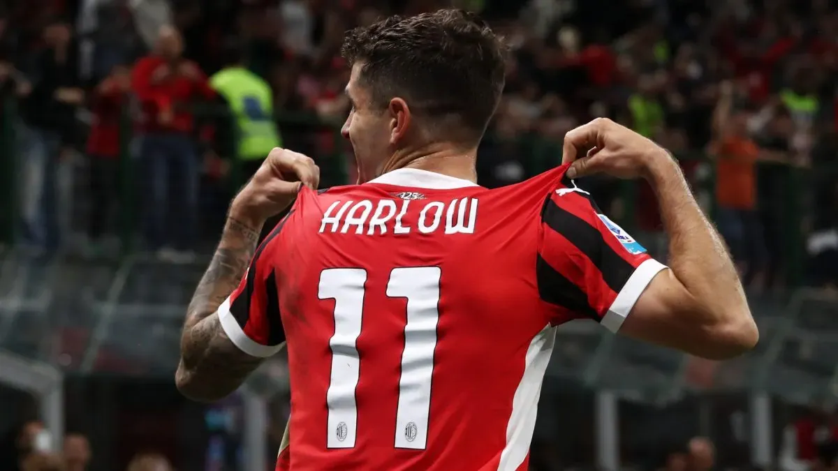 Pulisic Milan celebration