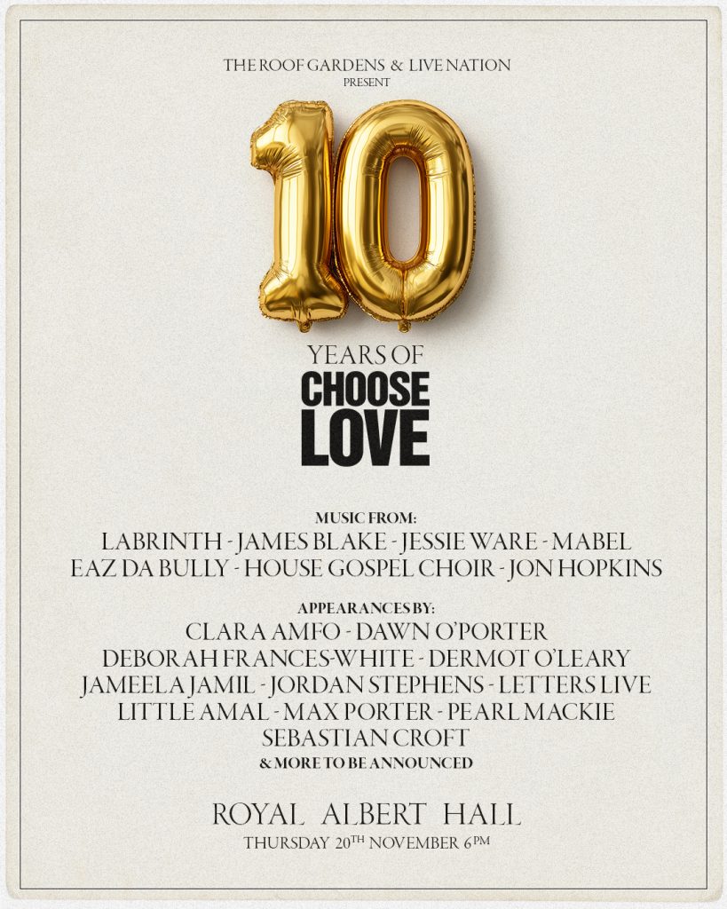 10 years of Choose Love